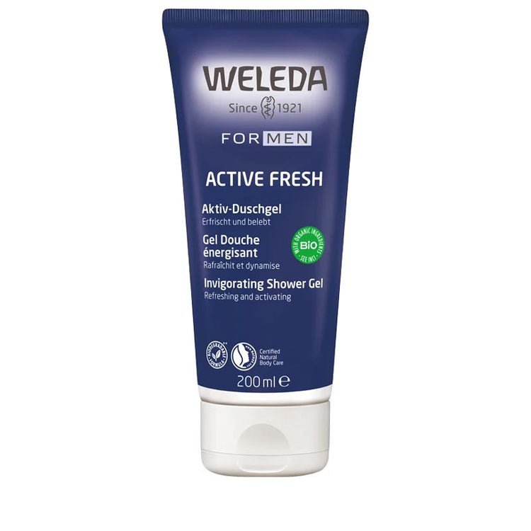 Weleda Aroma Shower Gel For Men - Active Fresh 200ml