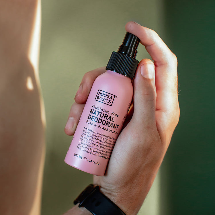 Noosa Basics Natural Deodorant Spray - Rose & Frankincense 100ml
