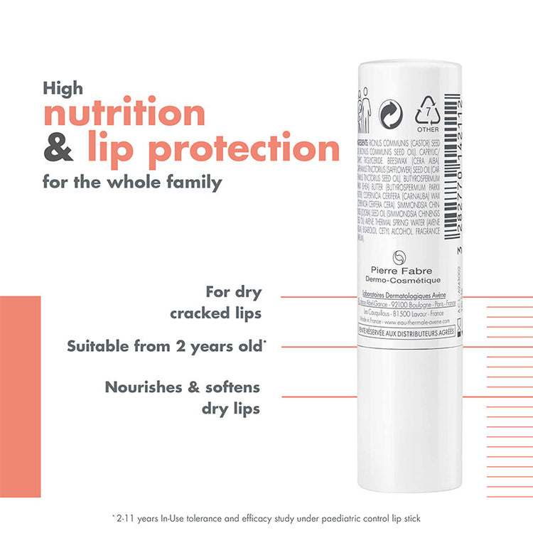 Avene Lip Balm With Cold Cream 4g - Intense Nourishing for Dry lips