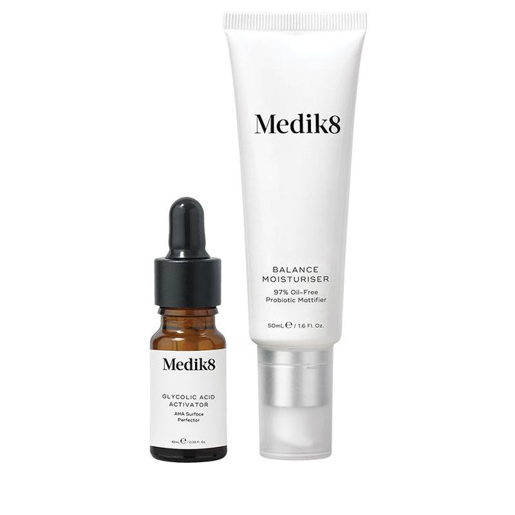 Medik8 Balance Moisturiser with Glycolic Acid Activator 50ml