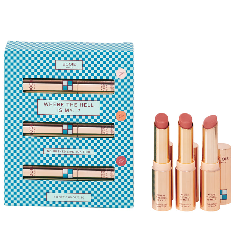 BOOIE Beauty Nourished Lipstick Trio