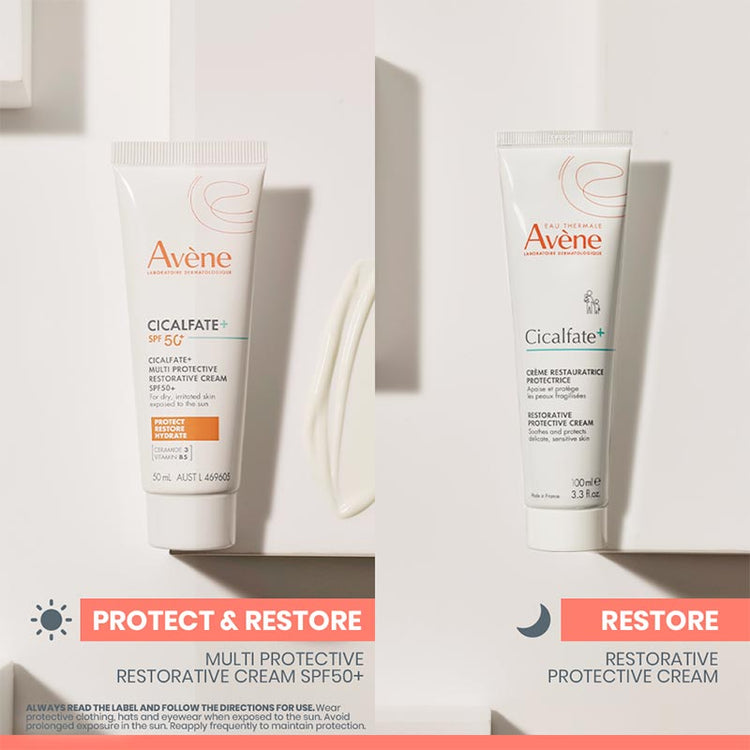 Avene Cicalfate+ Multi Protective Restorative Cream SPF50+ 50ml - For dry, irritated skin
