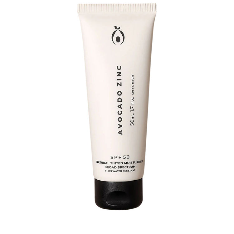 Avocado Zinc SPF50 Natural Tinted Moisturiser 50ml