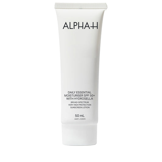 Alpha-H Daily Essential Moisturiser SPF 50+ with Hydrosella 50ml