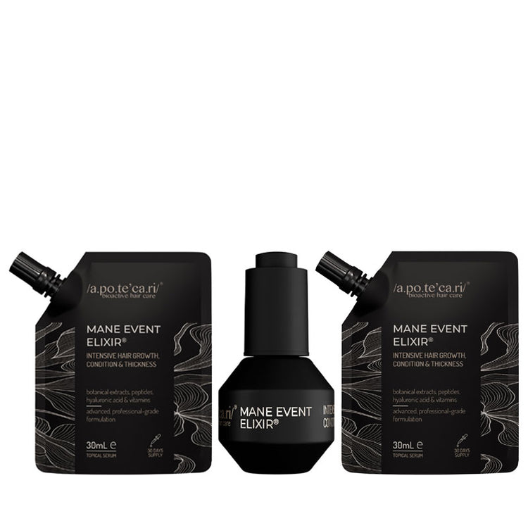 Apotecari Mane Event Elixir® 90 Day Kit