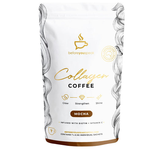 Beforeyouspeak Collagen Coffee - Mocha (7 serves)
