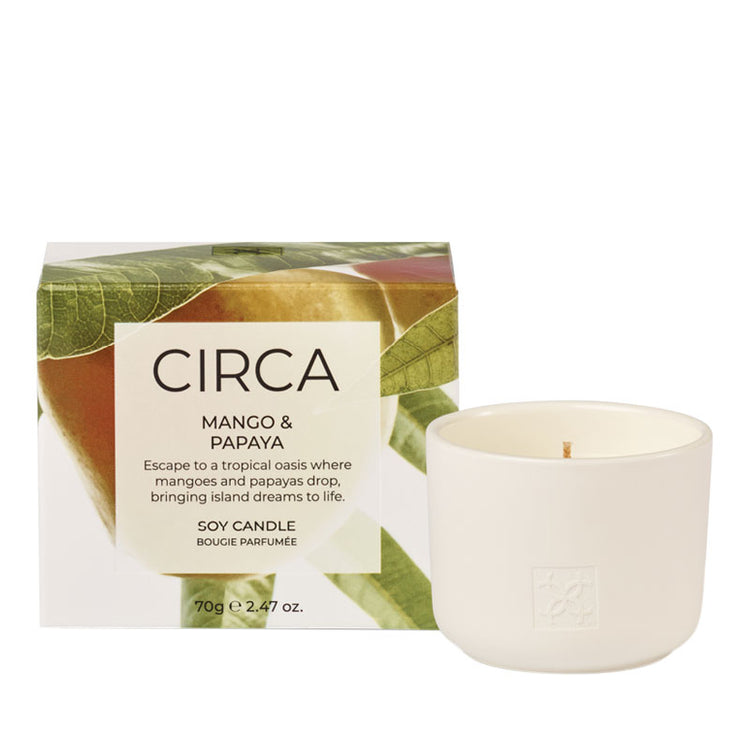 CIRCA Mango & Papaya Soy Candle 70g