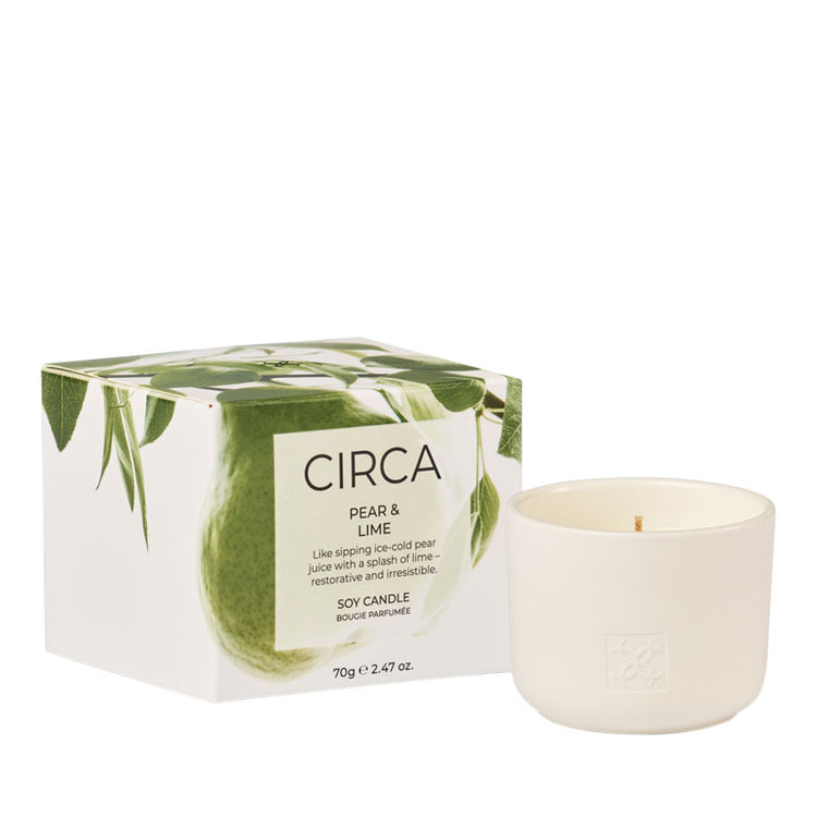 CIRCA Pear & Lime Soy Candle 70g