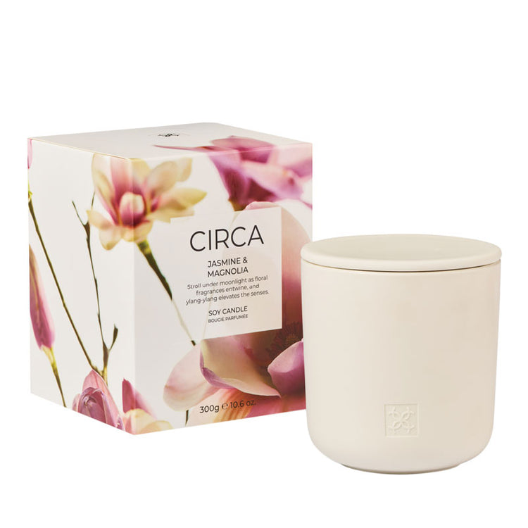 CIRCA Jasmine & Magnolia Soy Candle 300g