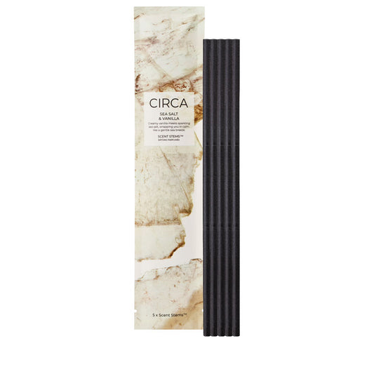 CIRCA Sea Salt & Vanilla 5 Replacement Scent Stems