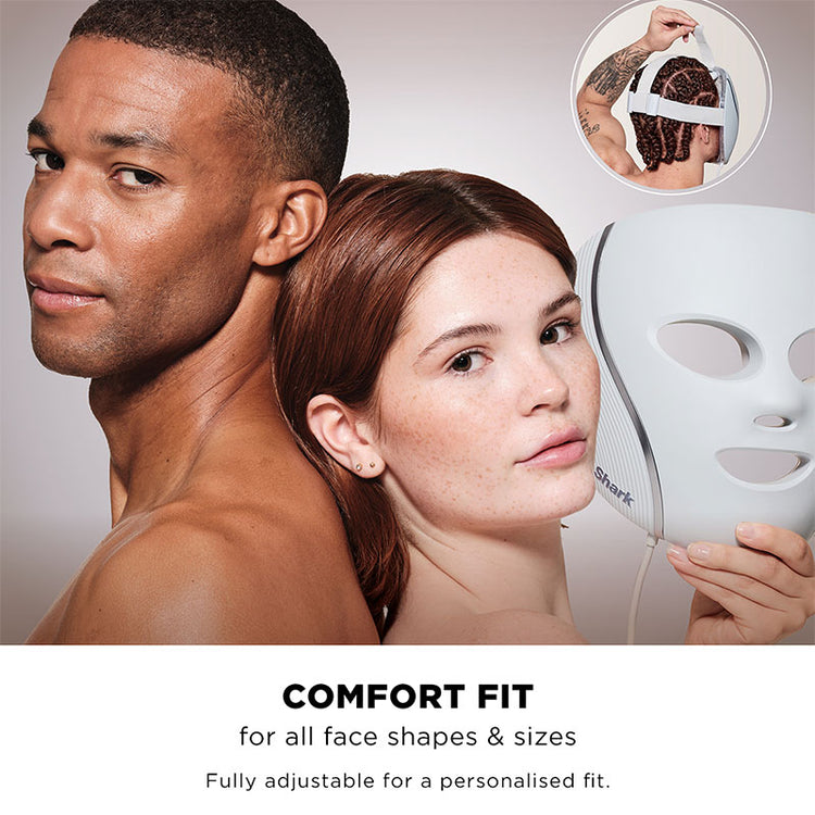 Shark CryoGlow™ Cooling + LED Face Mask - Lilac Chill