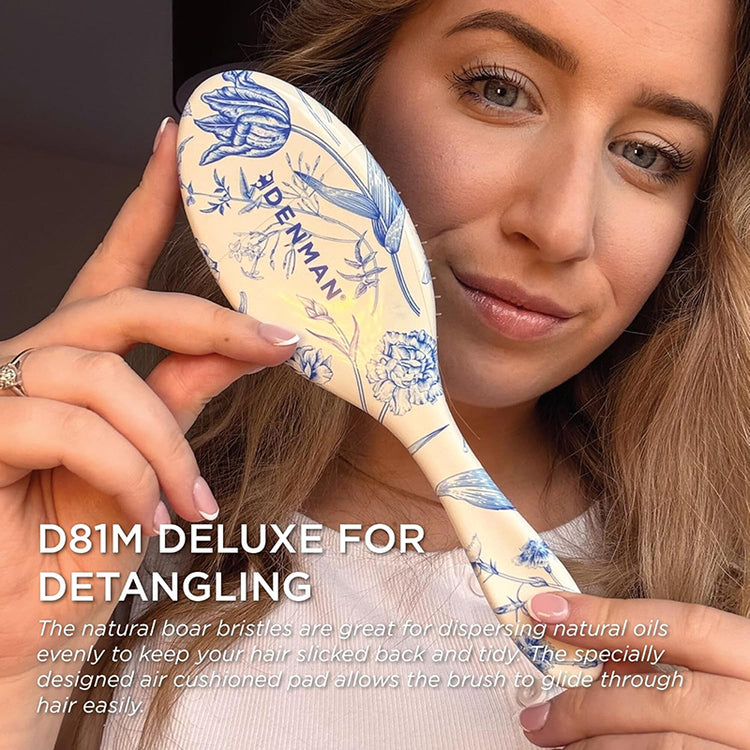 Denman D81M Blue Belle Style & Shine Brush