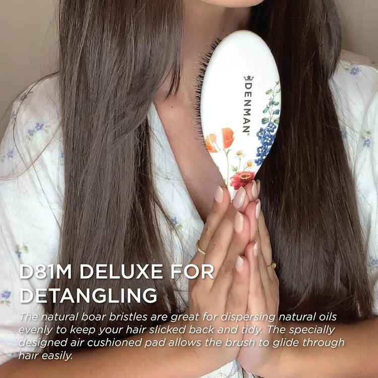 Denman D81M Floral Fantasies Style & Shine Brush