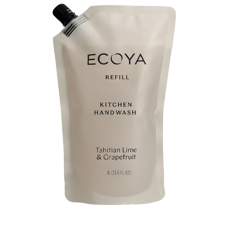 Ecoya Tahitian Lime & Grapefruit Kitchen Hand Wash Refill 1L