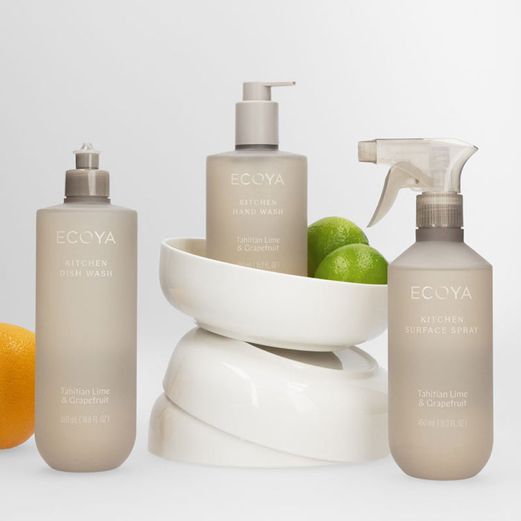 Ecoya Tahitian Lime & Grapefruit Kitchen Gift Set
