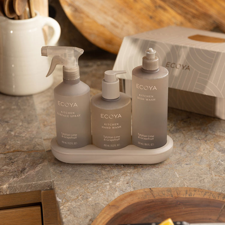 Ecoya Tahitian Lime & Grapefruit Kitchen Gift Set