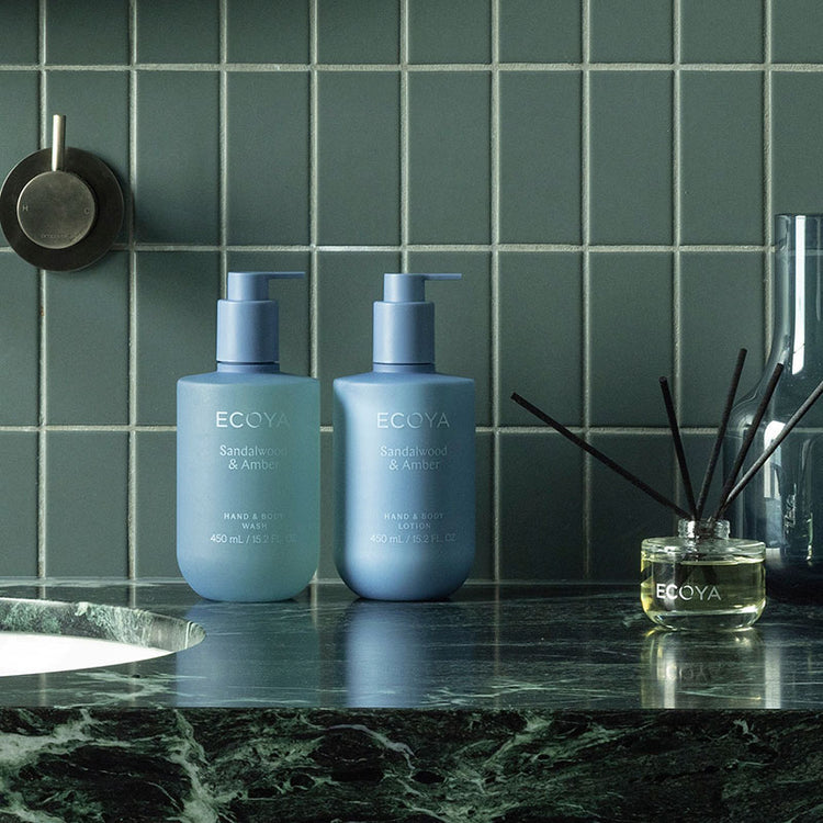 Ecoya The Bathroom Edit Sandalwood & Amber