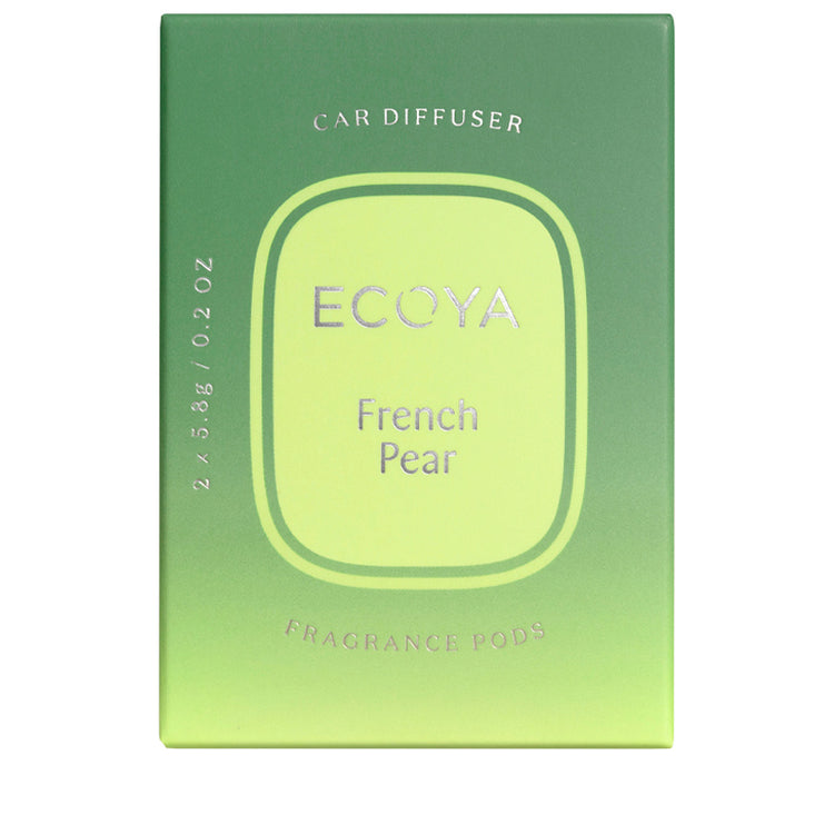 Ecoya Car Diffuser Pods - French Pear