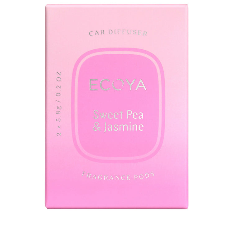 Ecoya Car Diffuser Pods - Sweet Pea & Jasmine