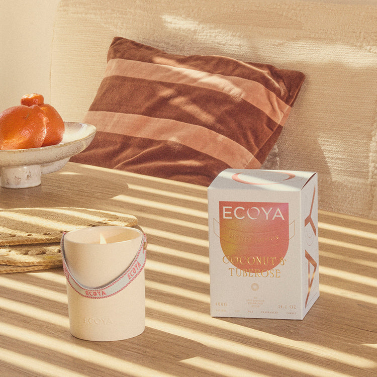 Ecoya Ceramic Candle - Coconut & Tuberose 400g