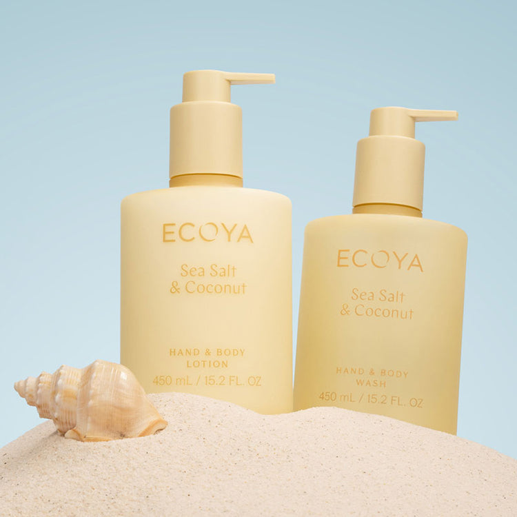 Ecoya Hand & Body Lotion - Sea Salt & Coconut 450ml
