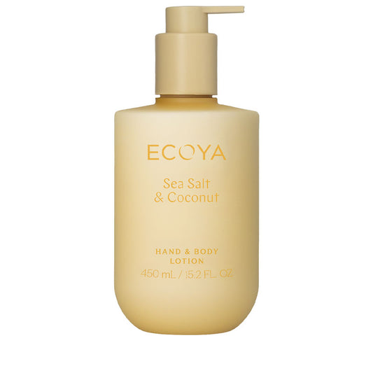 Ecoya Hand & Body Lotion - Sea Salt & Coconut 450ml