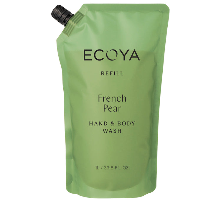 Ecoya Hand & Body Wash Refill - French Pear 1L
