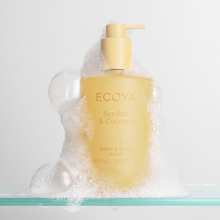 Ecoya Hand & Body Wash - Sea Salt & Coconut 450ml