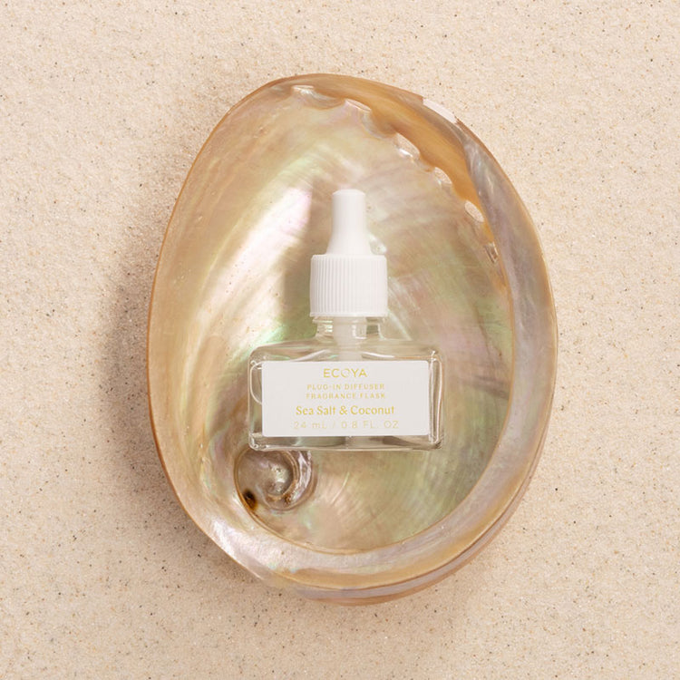 Ecoya Plug-in Fragrance Flask - Sea Salt & Coconut 24ml
