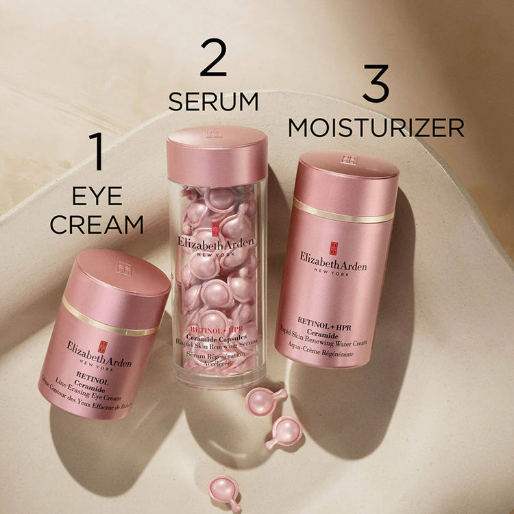 Elizabeth Arden Retinol + HPR Ceramide Capsules Rapid Skin Renewing Serum 90 Pieces