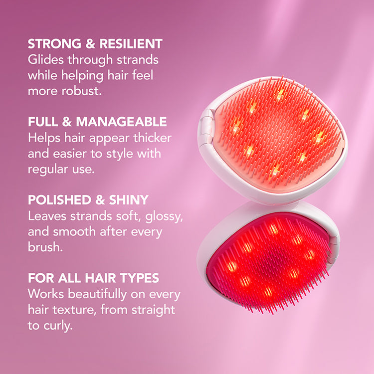 FOREO FLIP Play Red Light Hairbrush - Cherry Up!