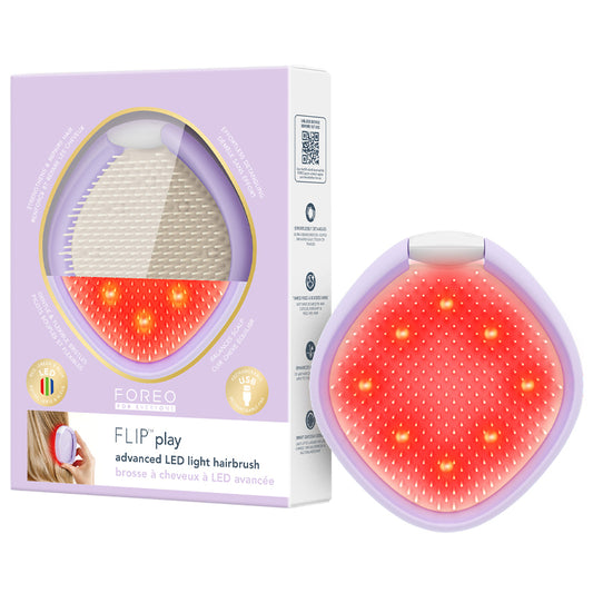 FOREO FLIP Play Advanced LED Light Hairbrush - I Lilac You!