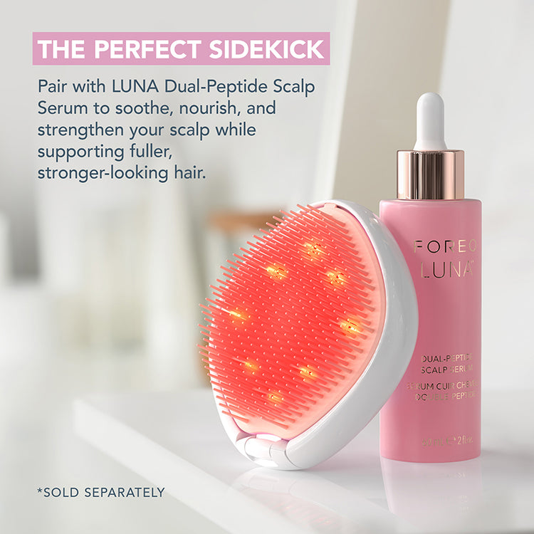 FOREO FLIP Play Red Light Hairbrush - Tickle Me Pink!