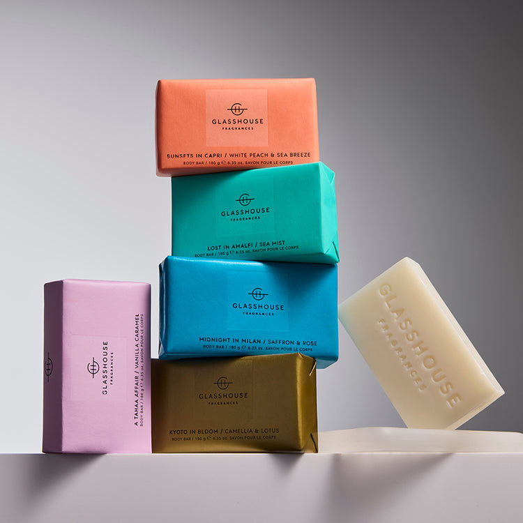 GLASSHOUSE FRAGRANCES Kyoto in Bloom 180g Body Bar