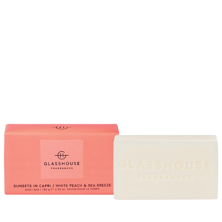 GLASSHOUSE FRAGRANCES Sunsets in Capri 180g Body Bar