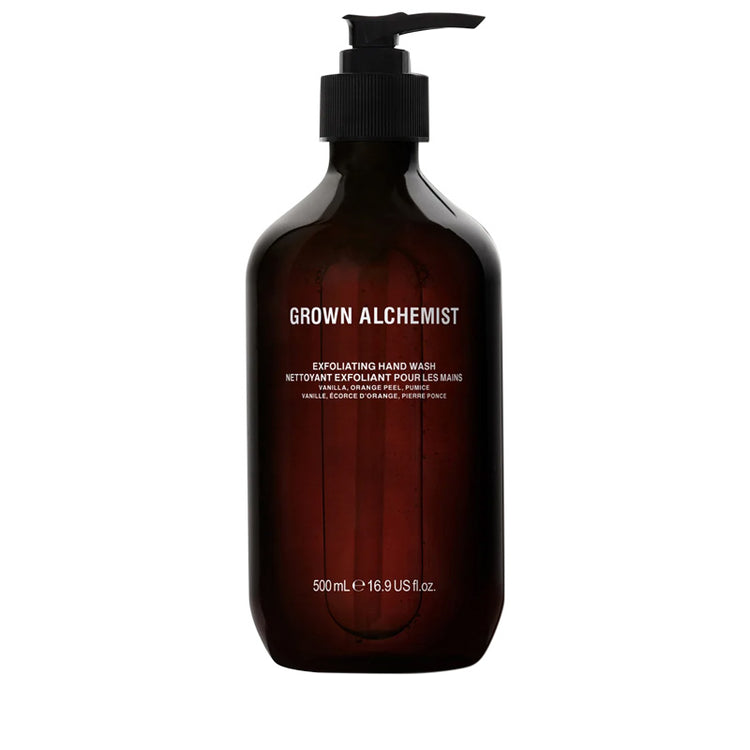 Grown Alchemist Exfoliating Hand Wash: Pumice, Vanilla, Orange Peel 500ml
