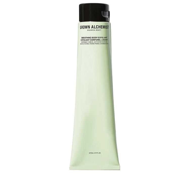 Grown Alchemist Smoothing Body Exfoliant: Peppermint, Pumice, Activated Charcoal 170ml