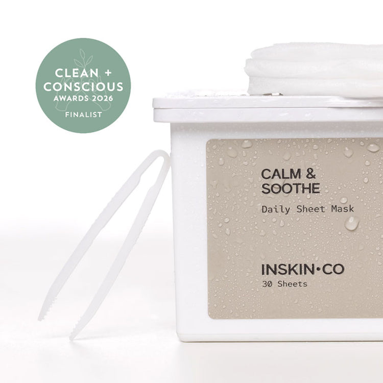 Inskin Co Daily Sheet Mask - Calm & Soothe (30 Pack)