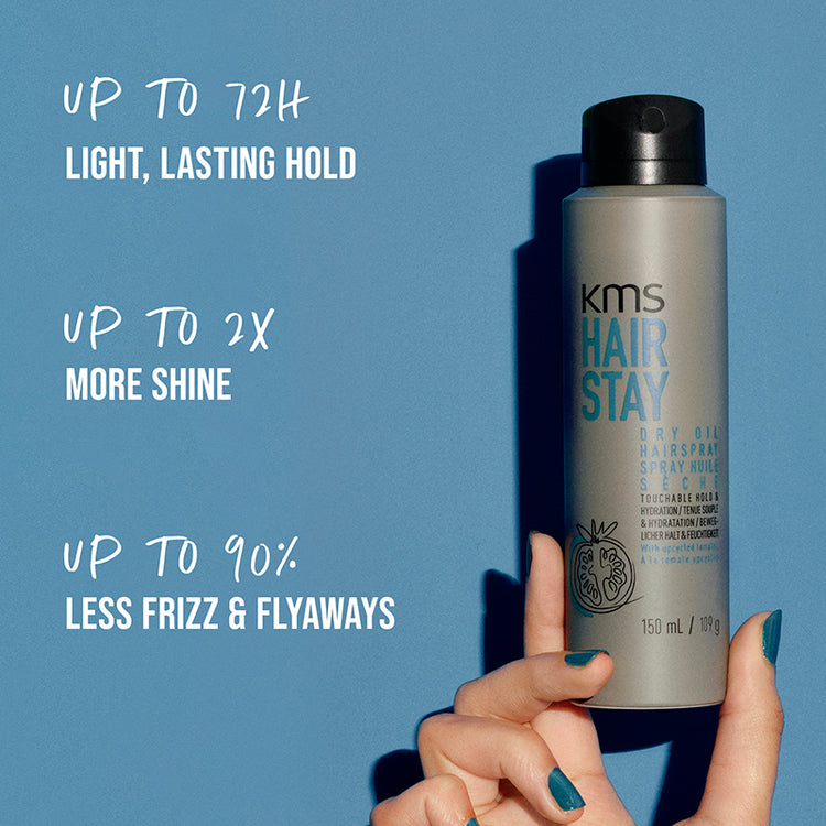 KMS Hair Stay Dry Oil Hairspray 150ml
