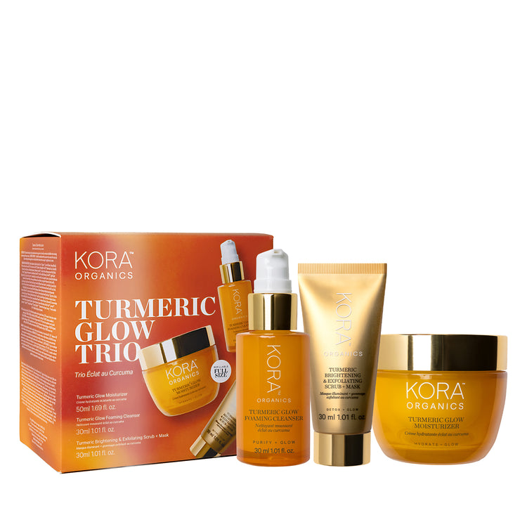 KORA Organics Turmeric Glow Trio