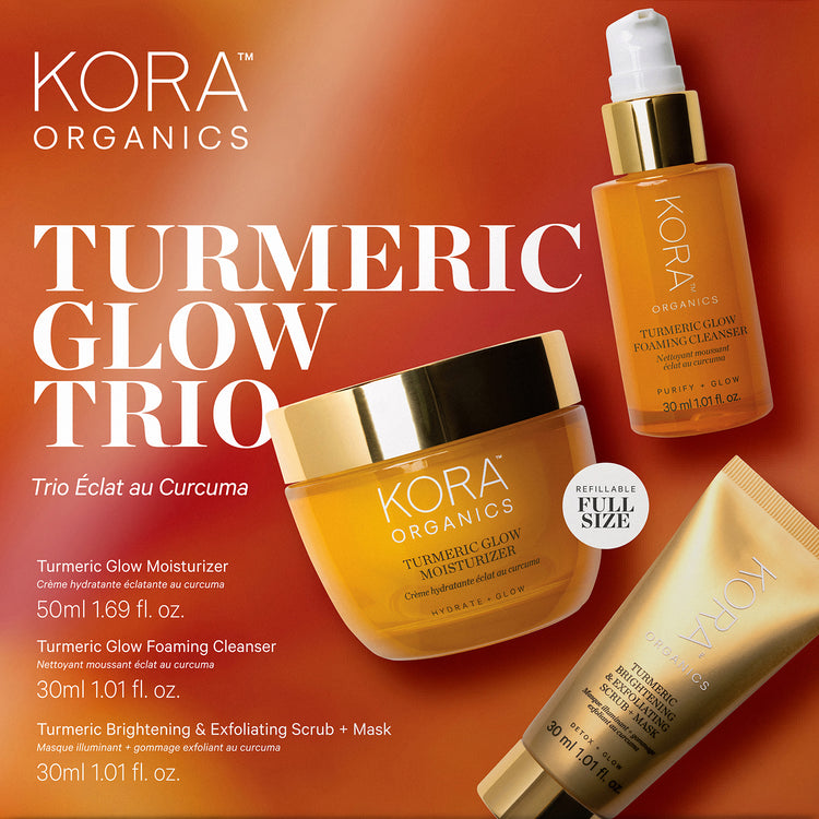 KORA Organics Turmeric Glow Trio