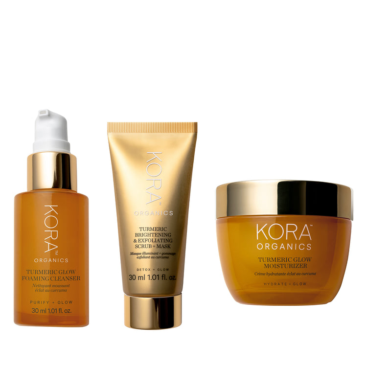 KORA Organics Turmeric Glow Trio