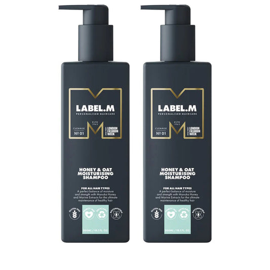LABEL.M Honey & Oat Moisturising Shampoo Duo
