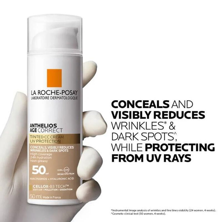 La Roche Posay Anthelios Age Correct Tinted CC Cream SPF50+ 50ml
