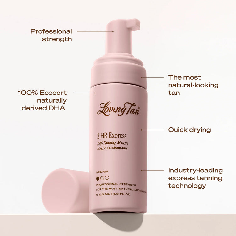 Loving Tan 2 HR Express Self-Tanning Mousse Medium 200ml