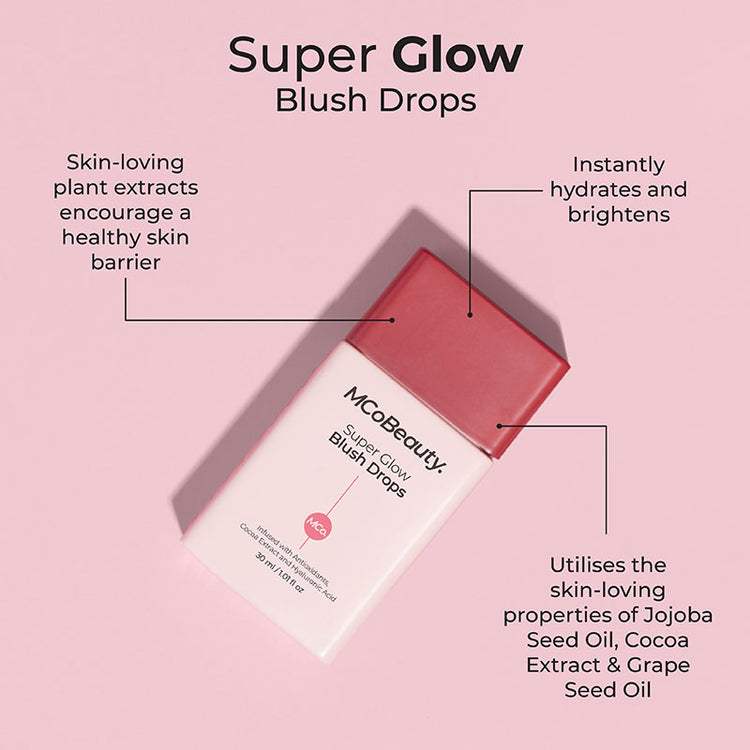 MCoBeauty Super Glow Blush Drops - Rose Pink 30ml