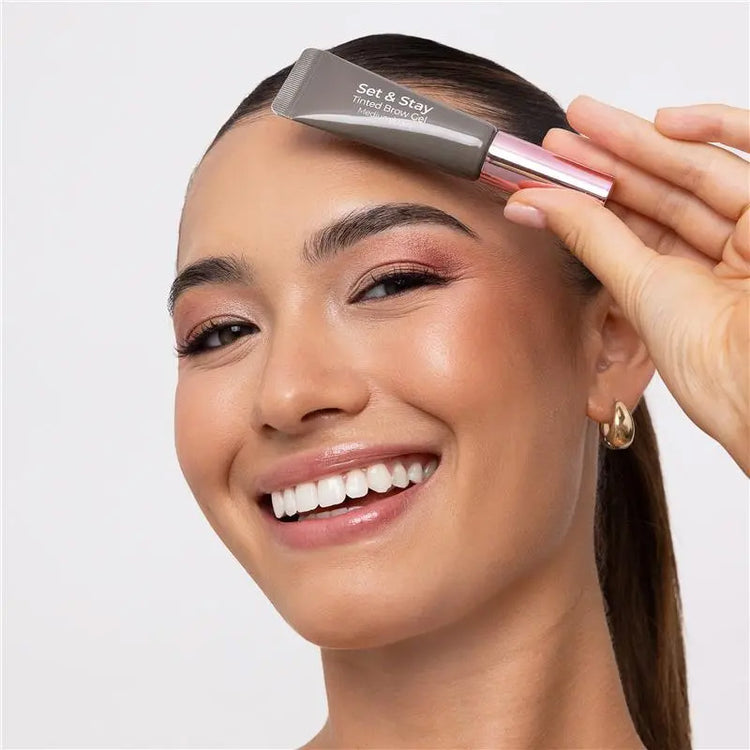 MCoBeauty Set & Stay Tinted Brow Gel - Medium/Dark