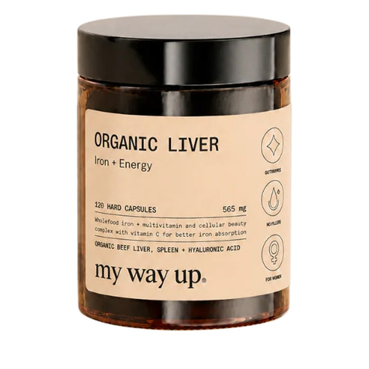 My Way Up Organic Liver - Iron + Energy (120 hard capsules)