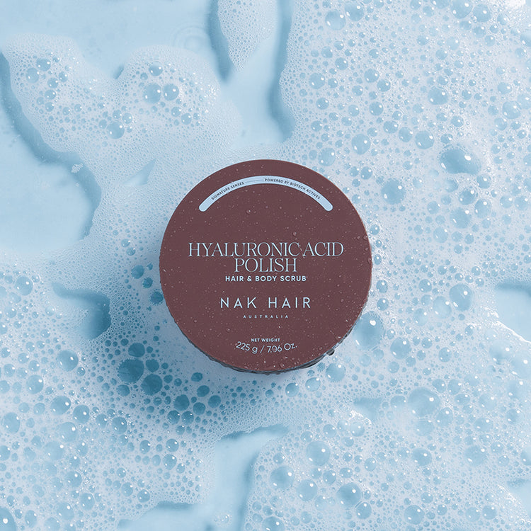 NAK Signature Senses Hyaluronic Acid Polish Hair & Body Scrub 225g