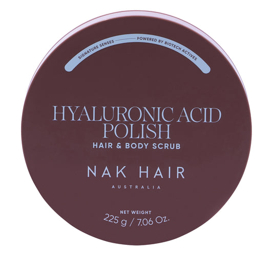 NAK Signature Senses Hyaluronic Acid Polish Hair & Body Scrub 225g